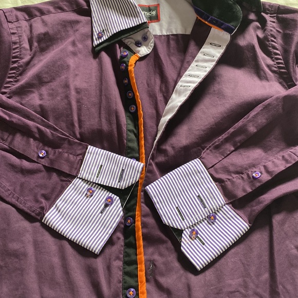 7Camicie Men's Shirt - Size 15.5 - Picture 4 of 9